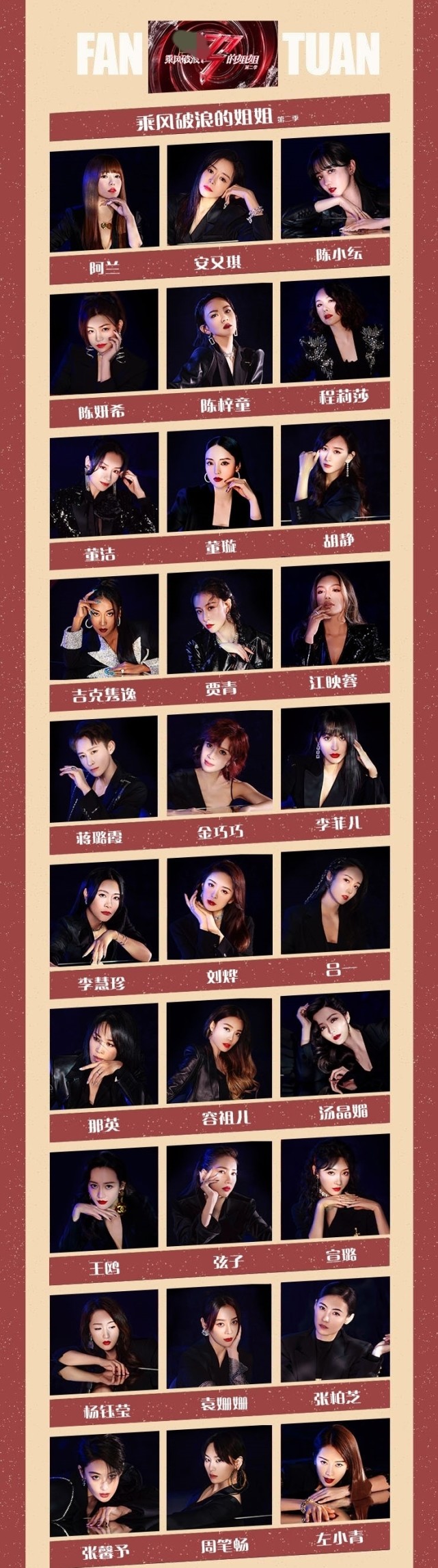 排名|《浪姐2》初舞台排名出炉 袁姗姗倒数第一前三名竟然全是歌手