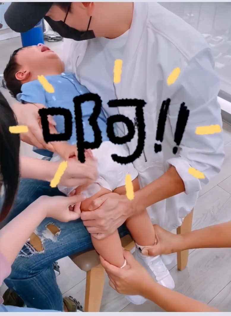 安以軒帶兒子打預防針，66演繹爆哭變臉，媽媽一旁笑出鵝叫聲