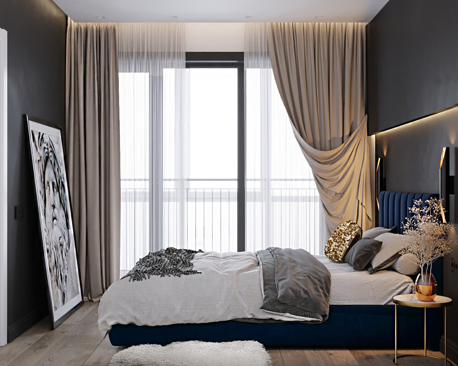 轻奢丨这才是向往的LOFT，看设计师如何装扮43m²轻奢公寓