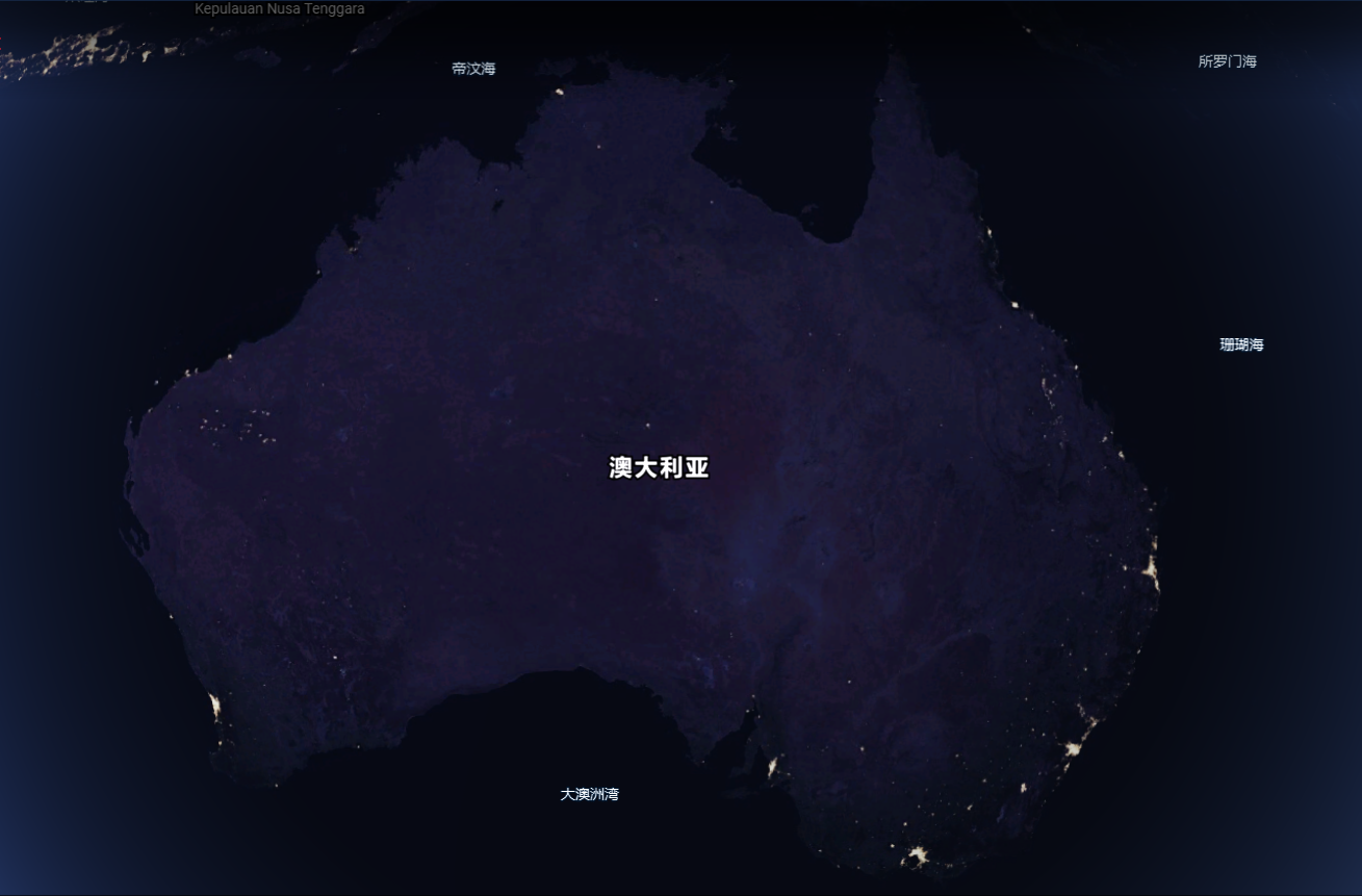 全球夜光地图下的四大奇观