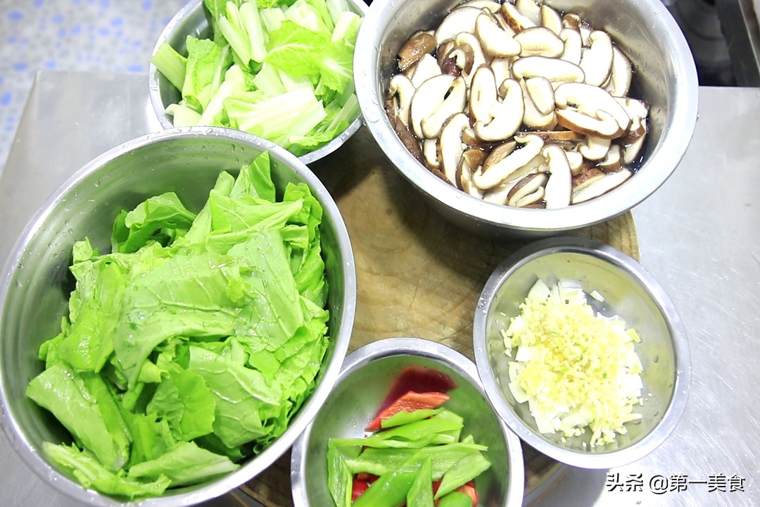 圖片[5]-香菇小白菜做法步驟圖 鮮香營養還下飯-起舞食譜網