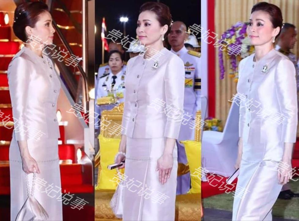 苏提达夺回主动权！香芋紫礼服温柔入骨，泰王主动牵手安抚王后