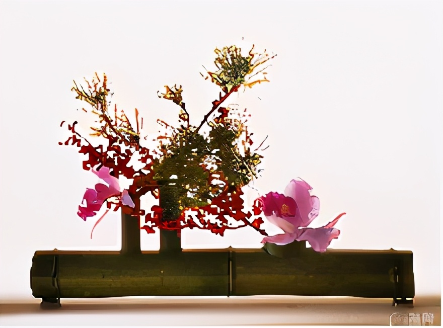 竹子材料的花植作品就是草月流？带你看看真正的日本花道