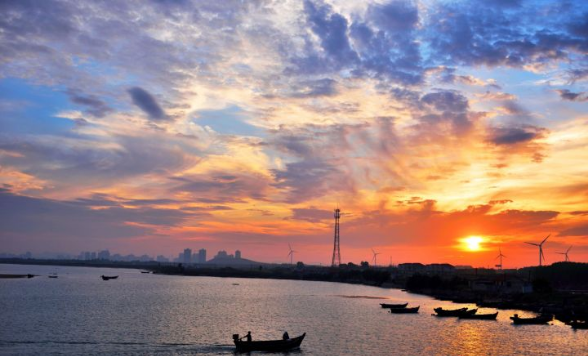 一个人看夕阳的感慨 适合发日落的朋友圈图片