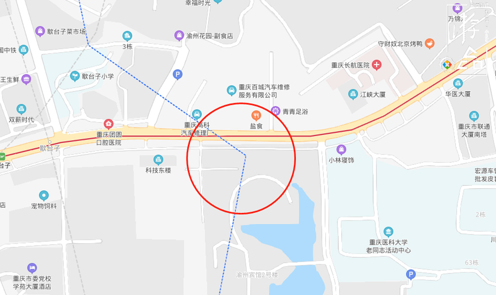 在九龙坡与渝中区之间：重庆最高端的渝州宾馆，到底属于哪个区？