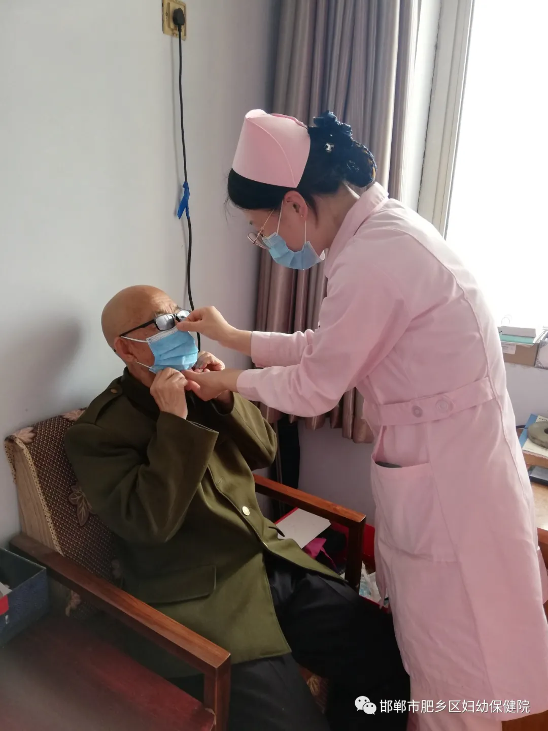 肥乡妇幼保健院“5.12”国际护士节--护理健康教育科普走进敬老院