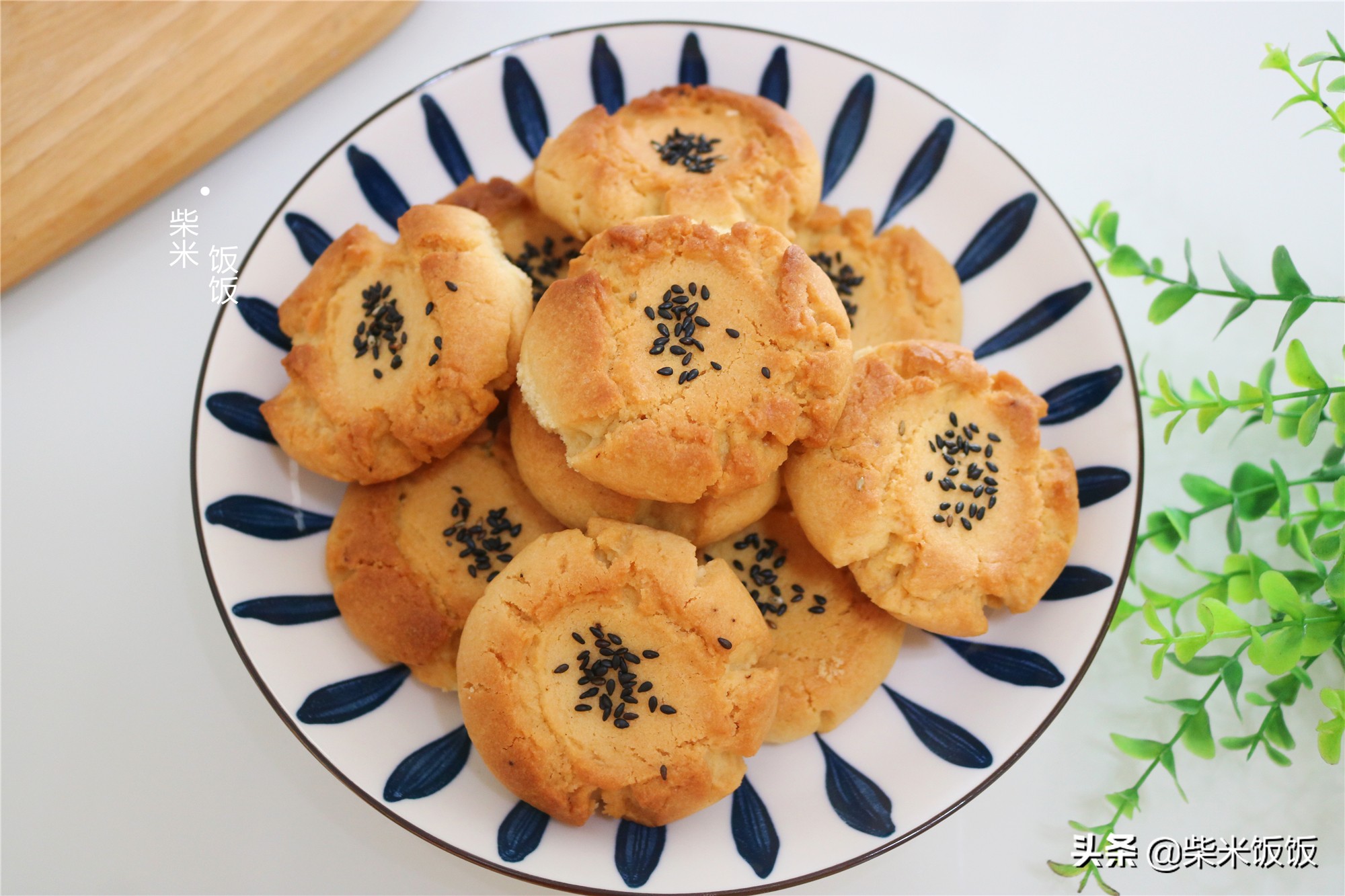 想吃桃酥不用買，普通麵粉就能做，做法簡單，香酥好吃