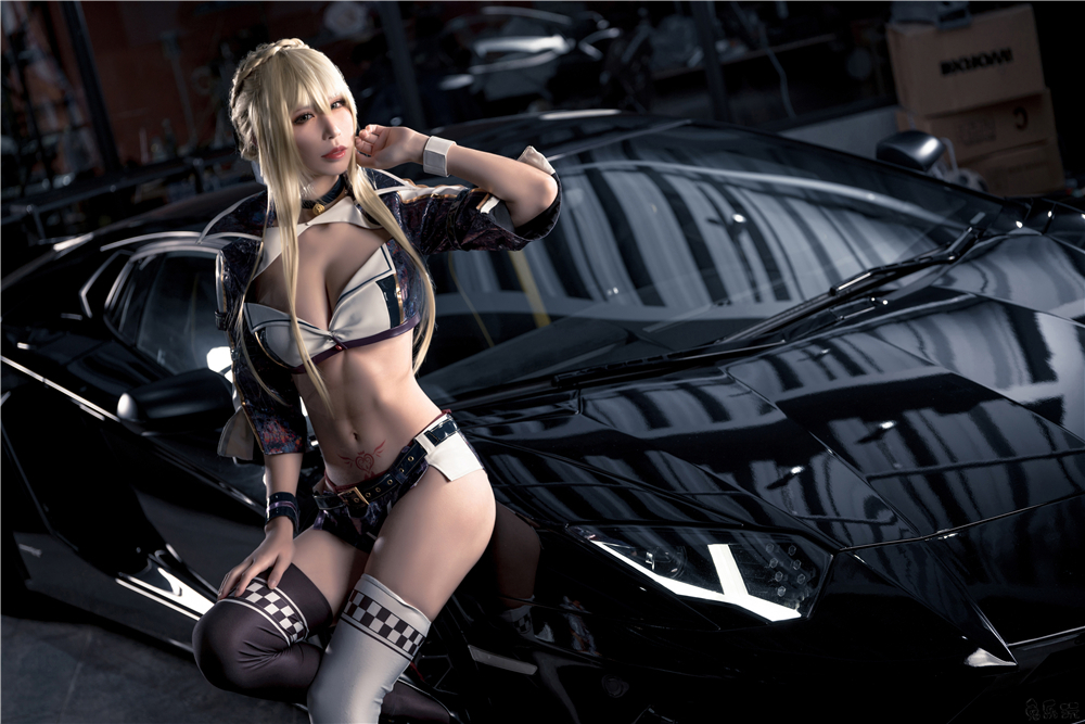 【cosplay】爱老师_PhD作品合集精选丨玛修-黑枪呆-同人赛车