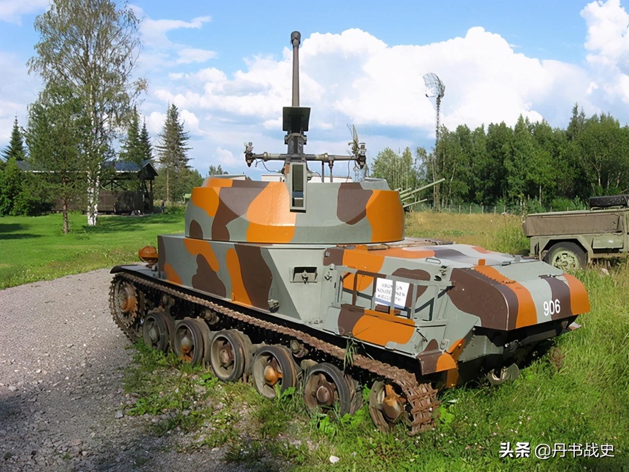 Swedish L62 self-propelled anti-aircraft gun, equipped with Bofors anti ...