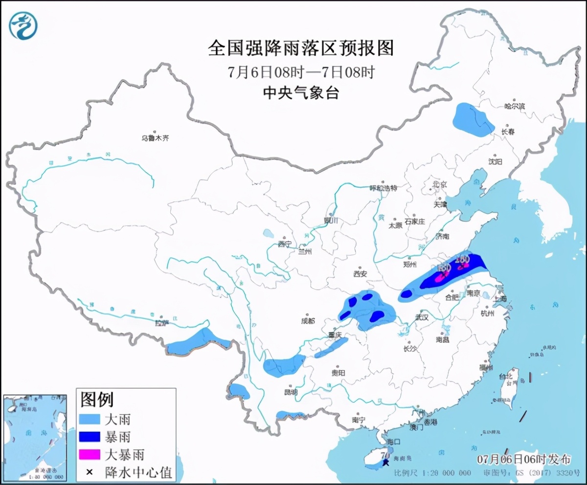暴雨+强对流预警齐发！这些地方有雷暴大风冰雹……
