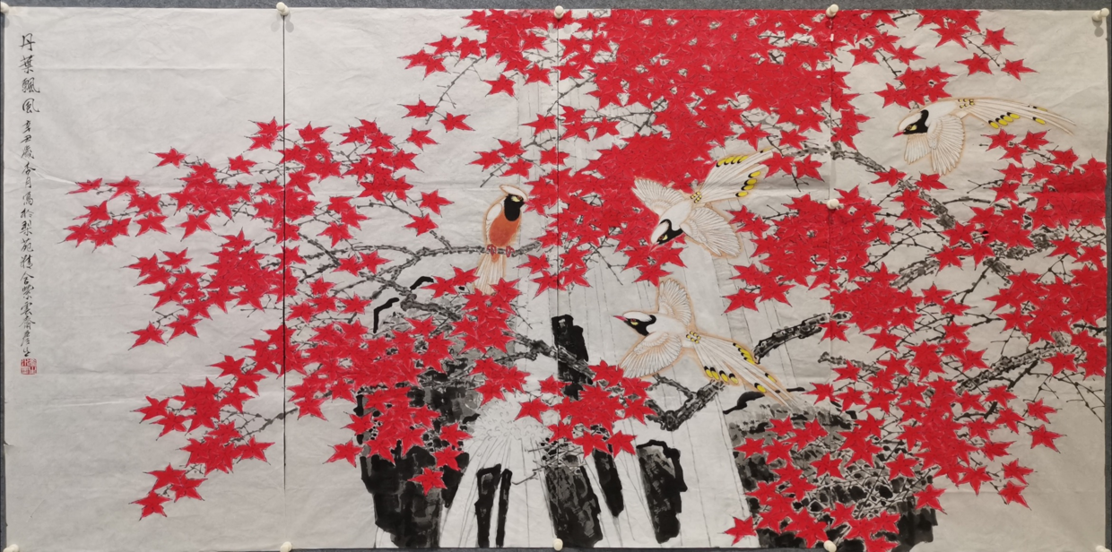 周彥生條屏畫展在河南省漯河市舉行