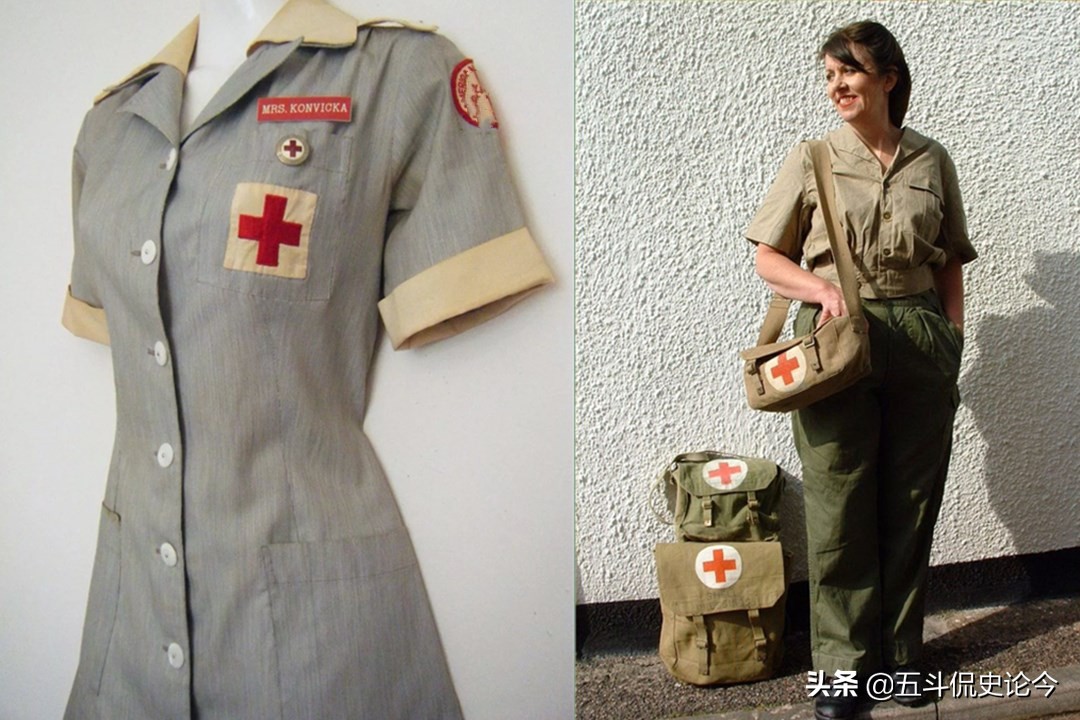 Why are the female nurses in the Indian army dressed in khaki? British