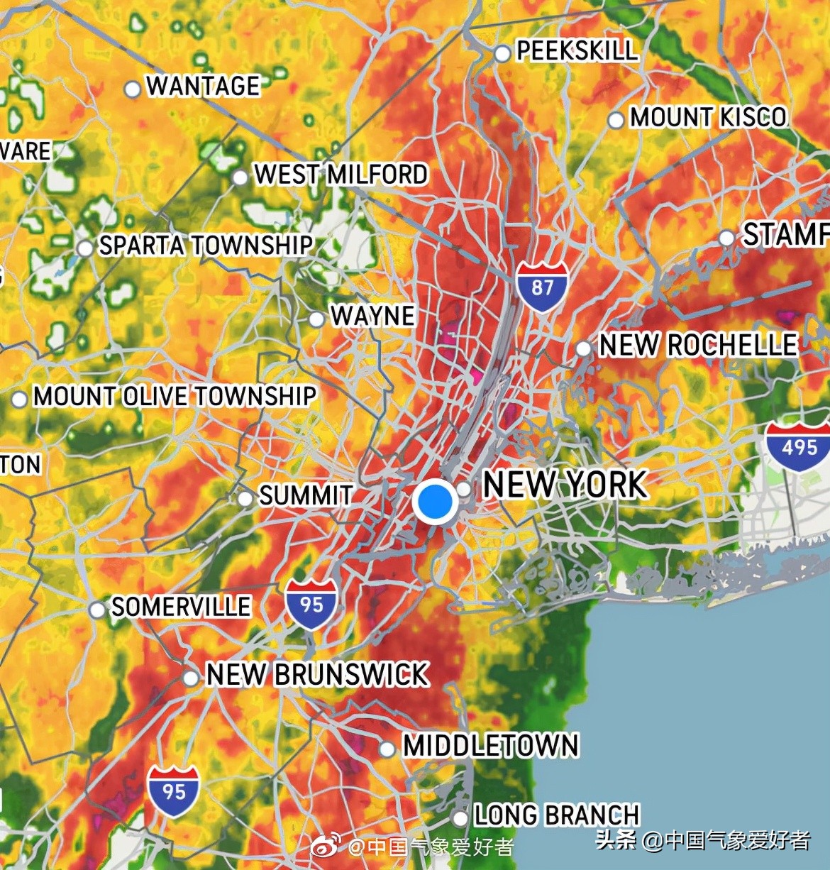 飓风艾达引爆超凶暴雨，纽约地铁多处进水！今年气候确实不正常？