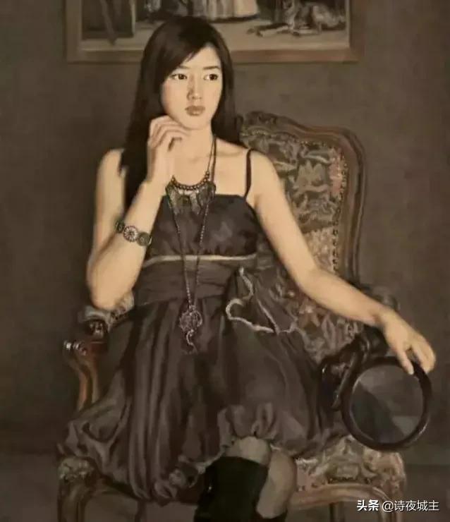 Yang Feiyun painted a body oil painting for his wife on the wedding ...