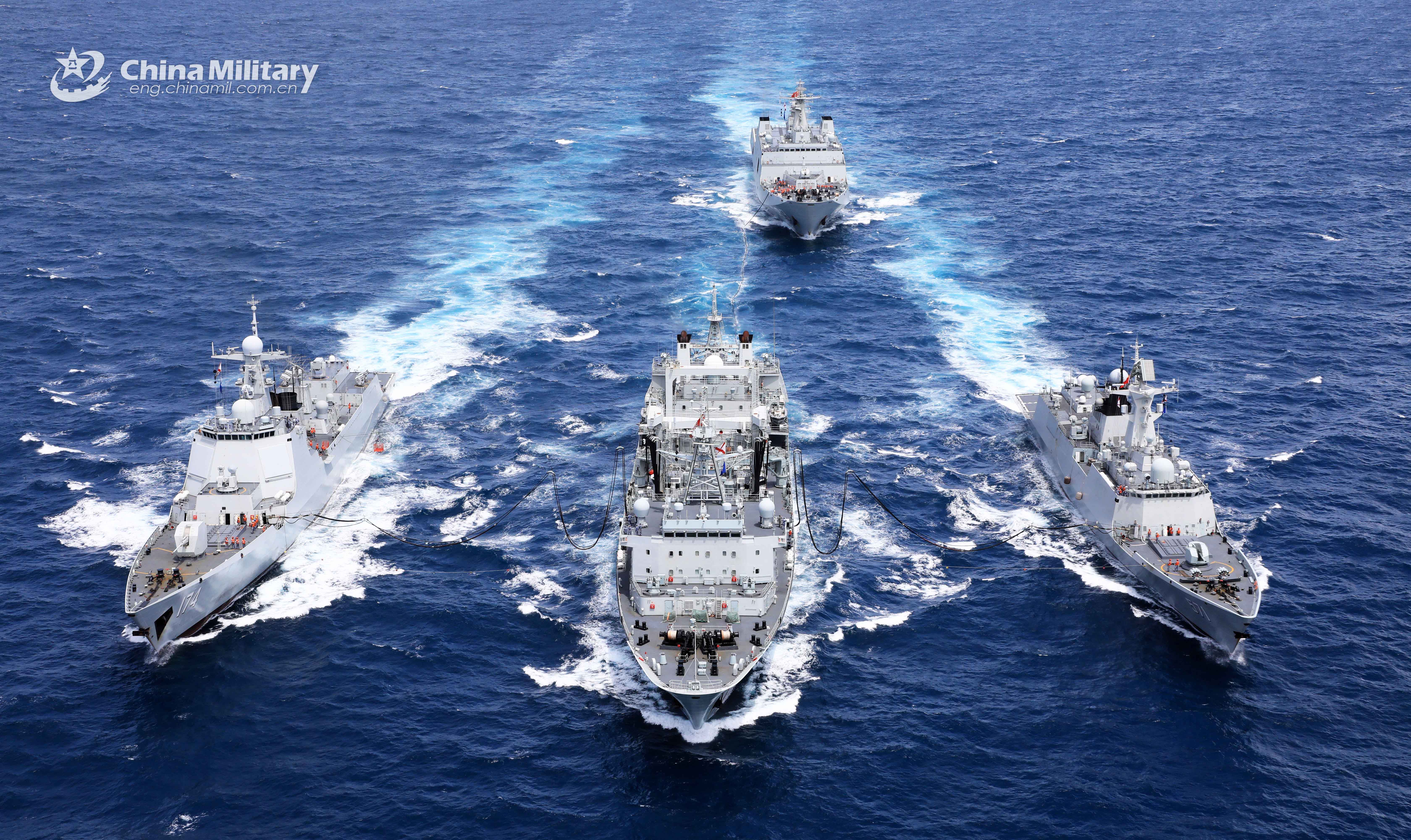 解放军海军不必与美国海军相当也足够使用，统一之后再寻求新战略
