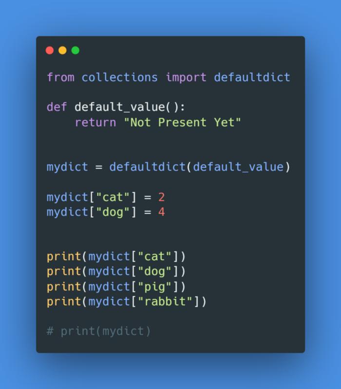 Alternatives to Python dictionaries - iMedia