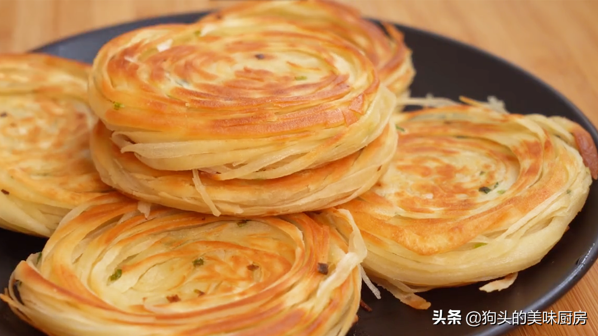 盤絲餅，最簡單實用的做法，劃一劃，抻一抻，絲絲分明，口口留香