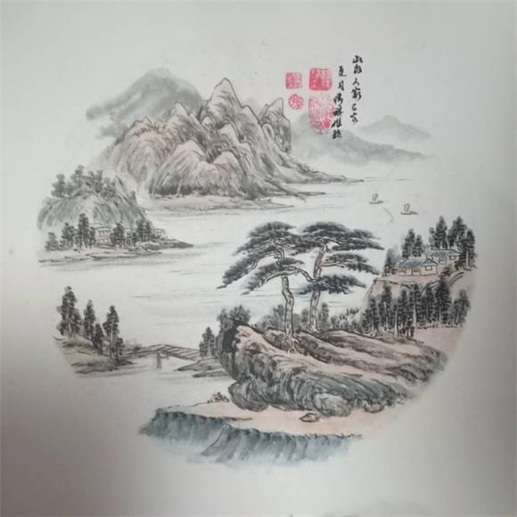 国家一级书法师——孙成霞作品翠林山居图被国家博物馆收藏