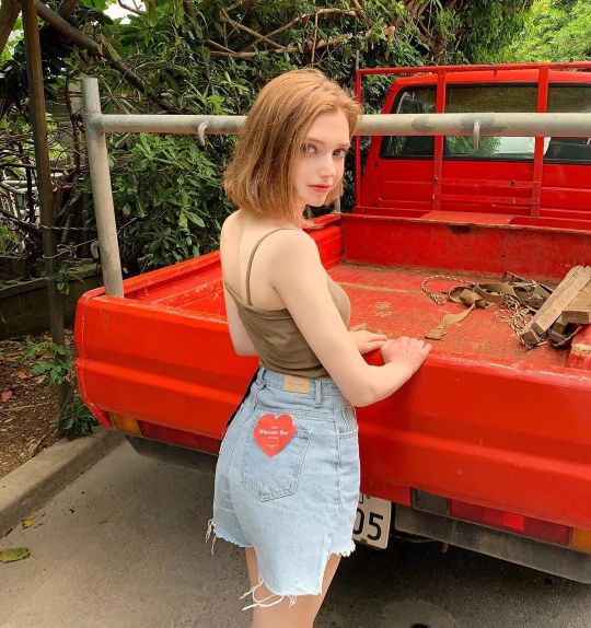 Rike Chloe, a GermanKorean mixed model, born in 1998, she is only 23