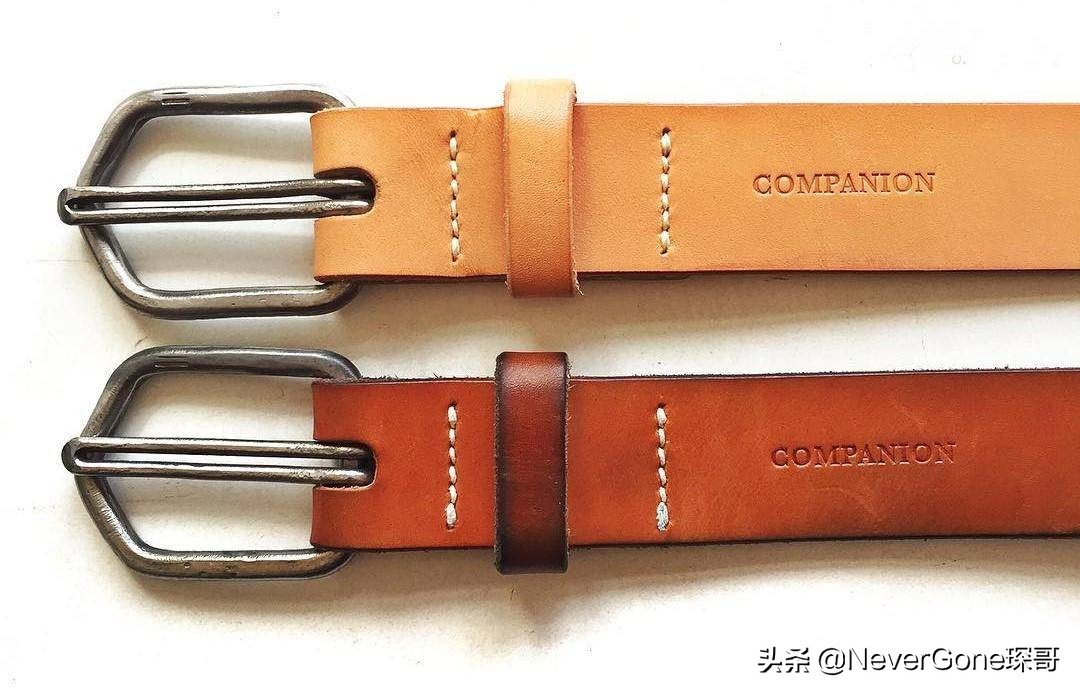 看看皮带扣？Companion Denim赫尔曼橡树植鞣腰带