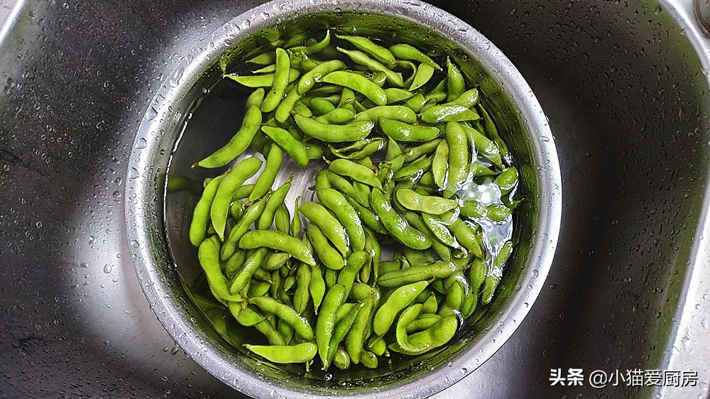 圖片[4]-小貓教你如何做出脆嫩入味的涼拌毛豆？學會你也可以去擺攤了-起舞食譜網