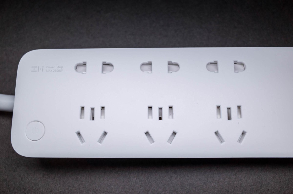 充电一步到位：紫米65W六位延长线插座