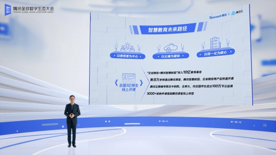 腾讯全球数字生态大会发布教育操作系统“腾讯教育智脑”亮相