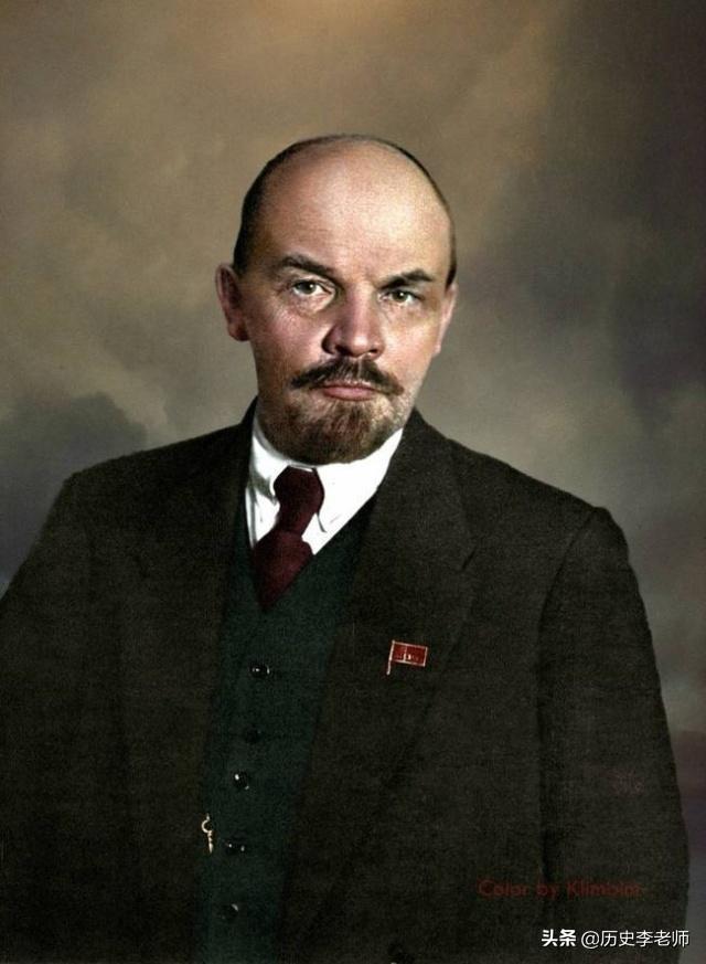 列宁罕见彩色照：图3是他漂亮妻子，图4和斯大林合影，图9是遗容