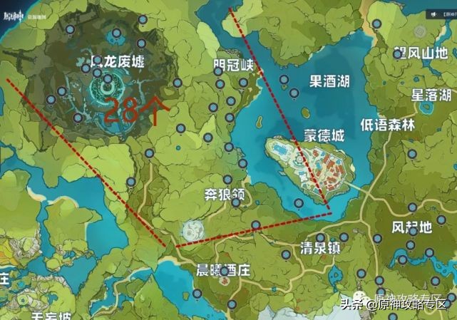 原神风神瞳位置最难找的高清图及获得方法