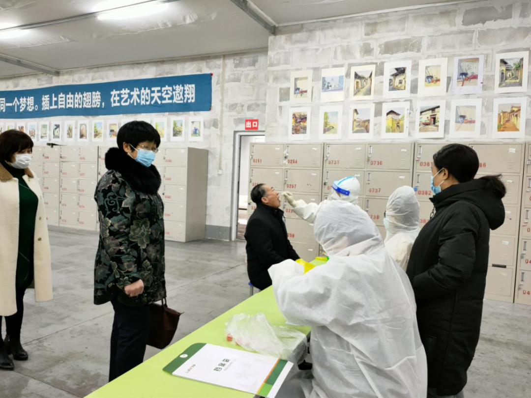 石家庄金石中学全校进行核酸检测