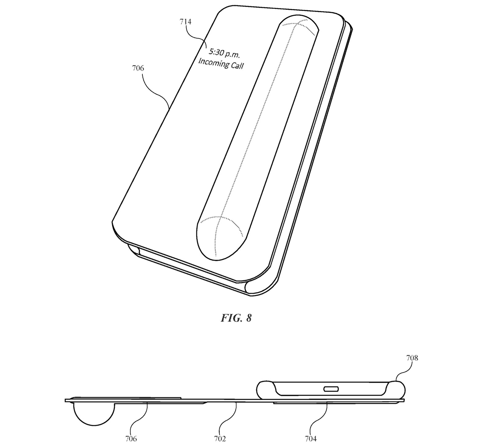 Have new patent of makings ｜ apple: The apple is being developed muti_function can charge IPhone protects housing