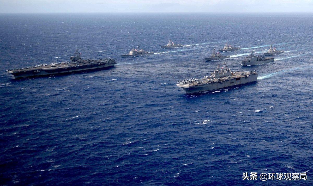 美英法航母集結波斯灣，是要打伊朗？ 為何說其實瞄準的是中國