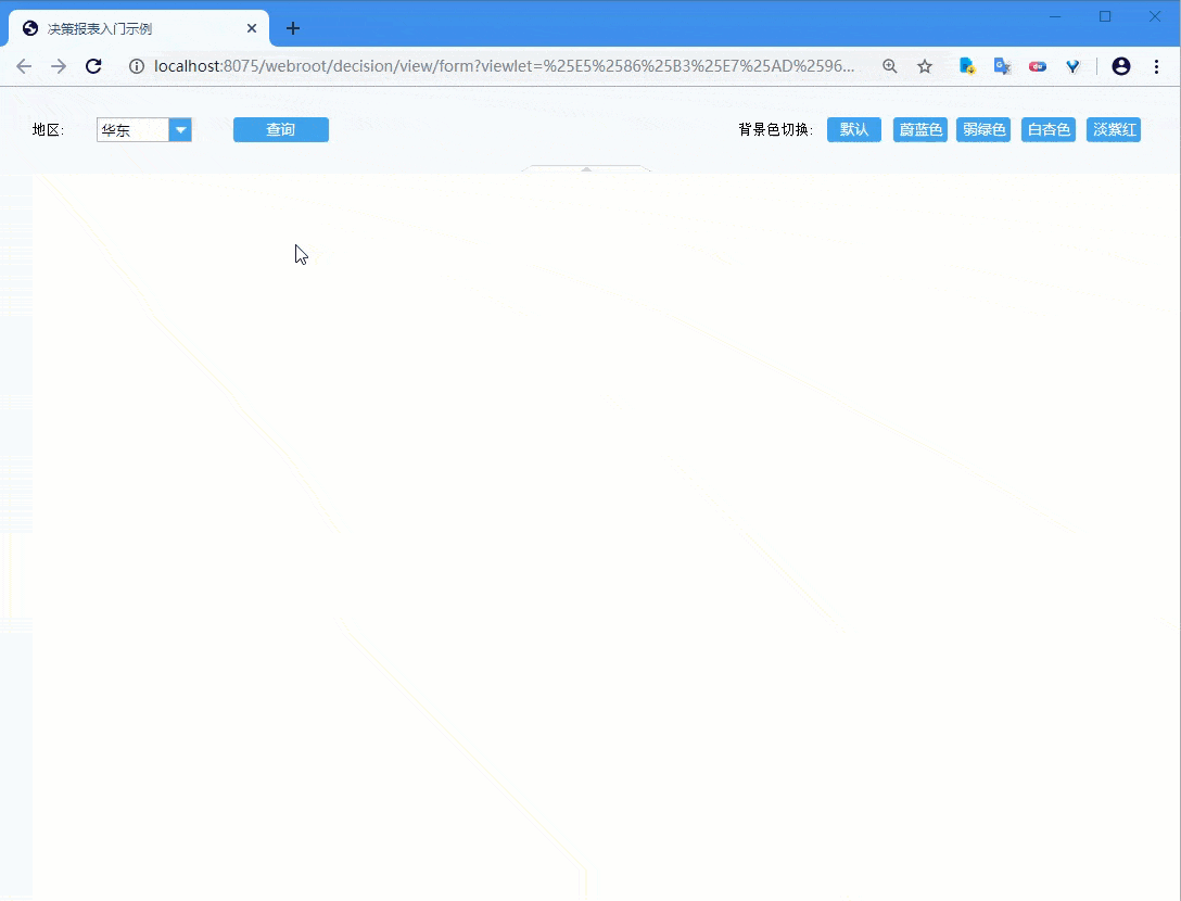 在报表上动了一些手脚，动态可视化就快速生成，比Excel简单