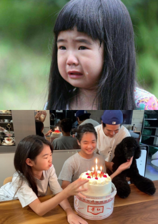 曹格儿子13岁近照曝光，梳大背皮肤黝黑，反而“姐姐”颜值逆袭