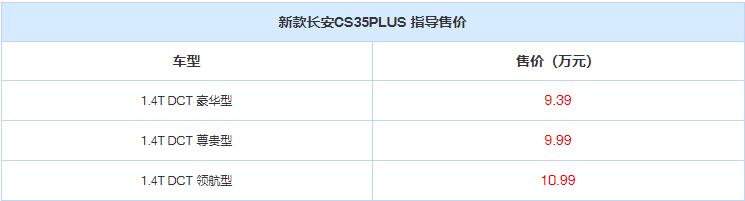 10万级小型SUV 全新蓝鲸动力 新款CS35 PLUS来了 