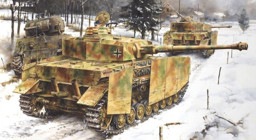 The suspension system of the World War II tank Christie is simple and rude, the German torsion