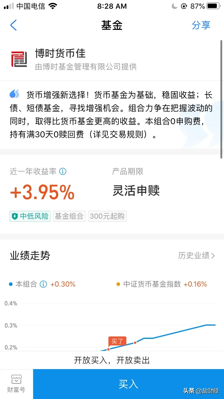 干货 | 总是被忽略的低风险投资——货币型基金