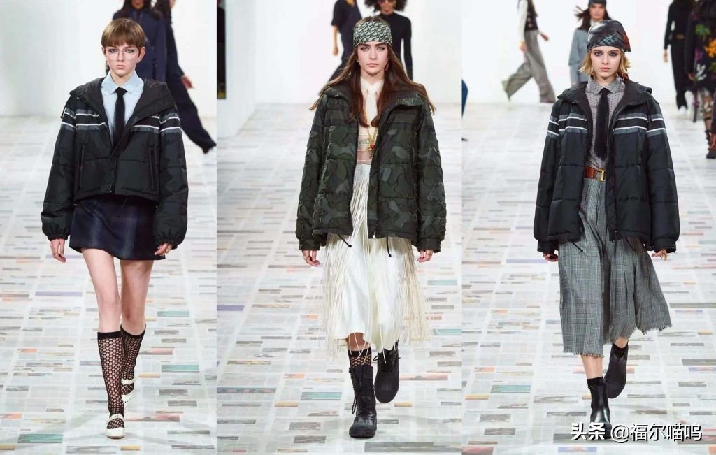 Dior2020秋冬女装秀，格纹流苏和天鹅绒包，打造迪奥女士