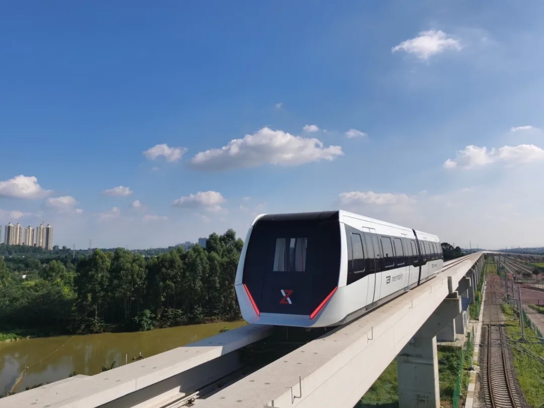 内嵌式中低速磁浮车辆调试进展与腾讯探讨合作智慧磁浮交通系统