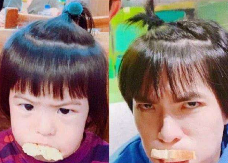 波妞才是隱藏的潛力股，小時候是翻版蕭敬騰，如今長開神似賈靜雯