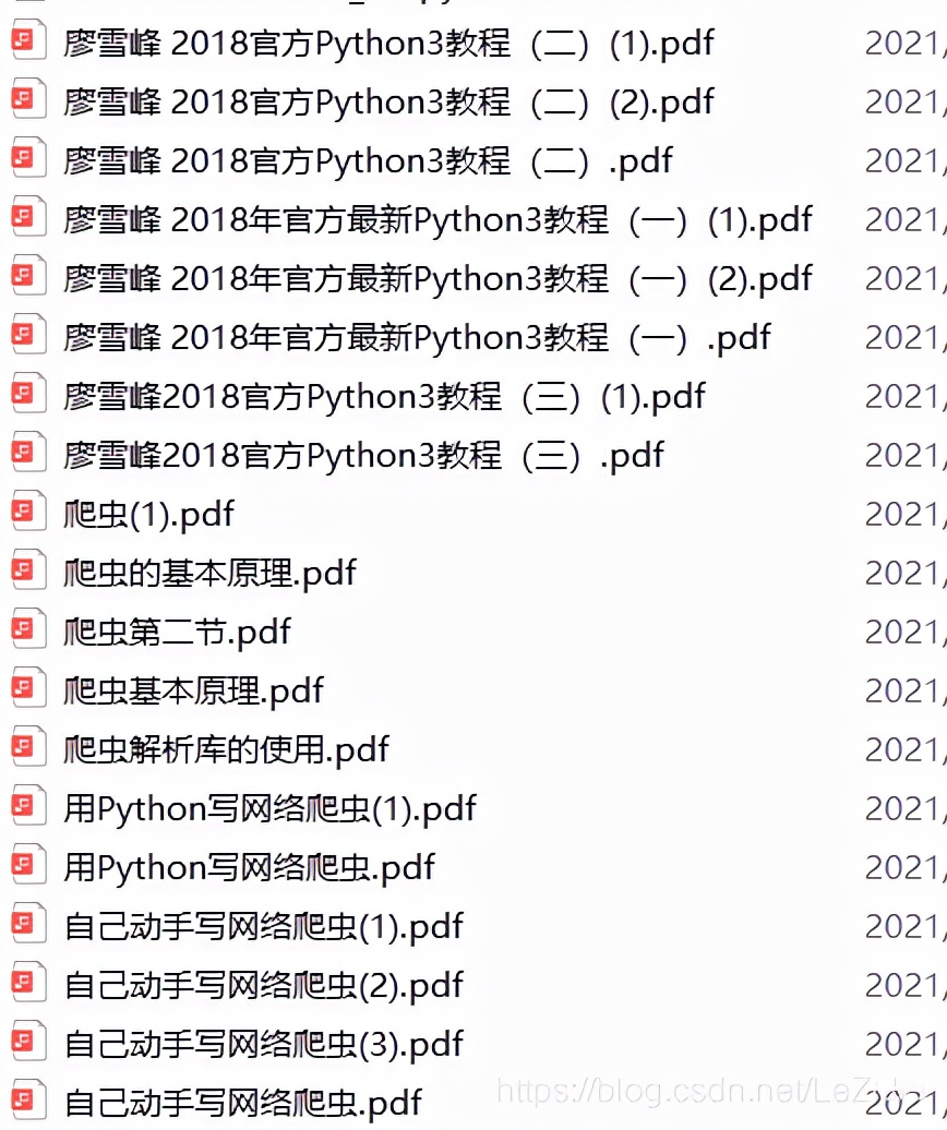 Python学习资料无偿送给大家，PDF 电子书大合集（免费）