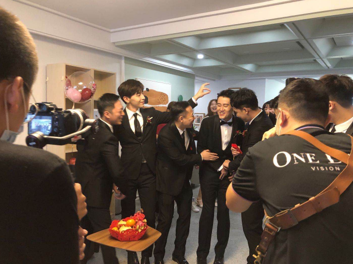 伴郎|石家庄专业伴郎户邓伦今天又上线啦！不愧是伴郎专业户 可以开一家婚庆公司了