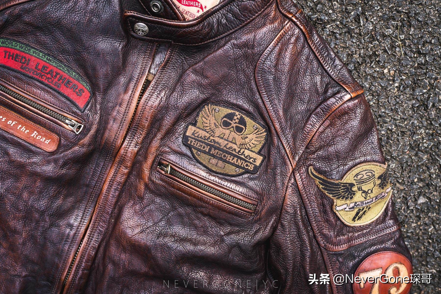 小众没人气的皮衣：Thedi J100做旧机车皮衣