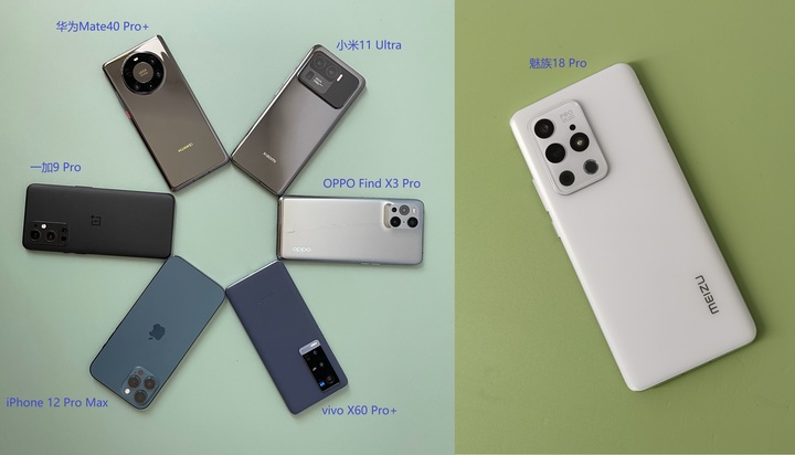 旗舰大乱斗：华为、苹果、小米、OPPO、vivo、一加、魅族巅峰对决
