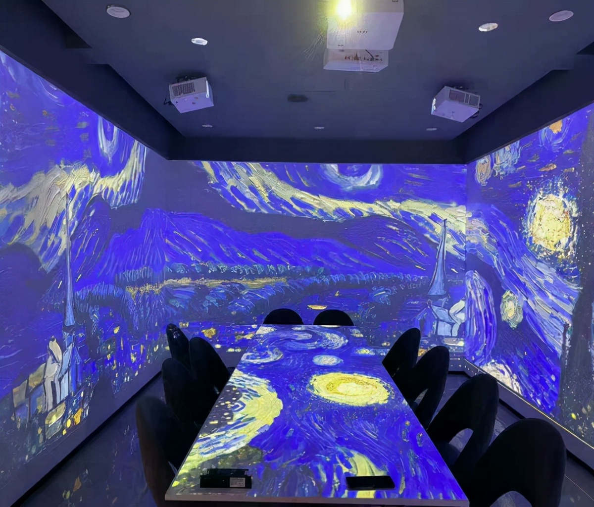 5d holographic projection restaurant, bringing a different way of
