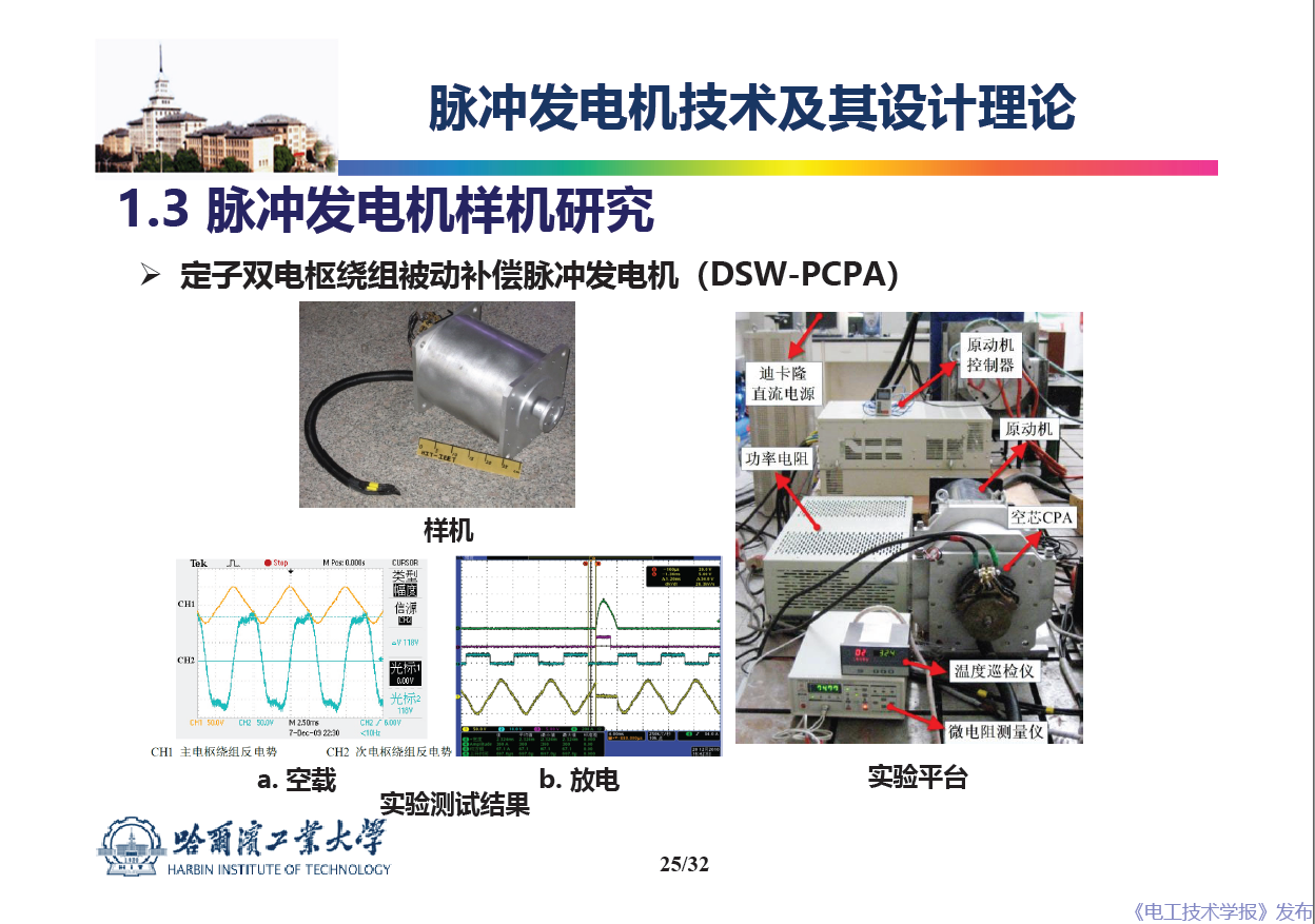 哈尔滨工业大学 吴绍朋 副教授：脉冲发电机理论与技术研究