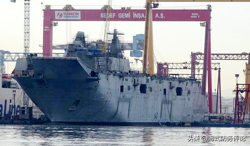 土耳其國產(chǎn)航母將提前完工：正規(guī)艦載機(jī)買不到，改用無人機(jī)湊合
