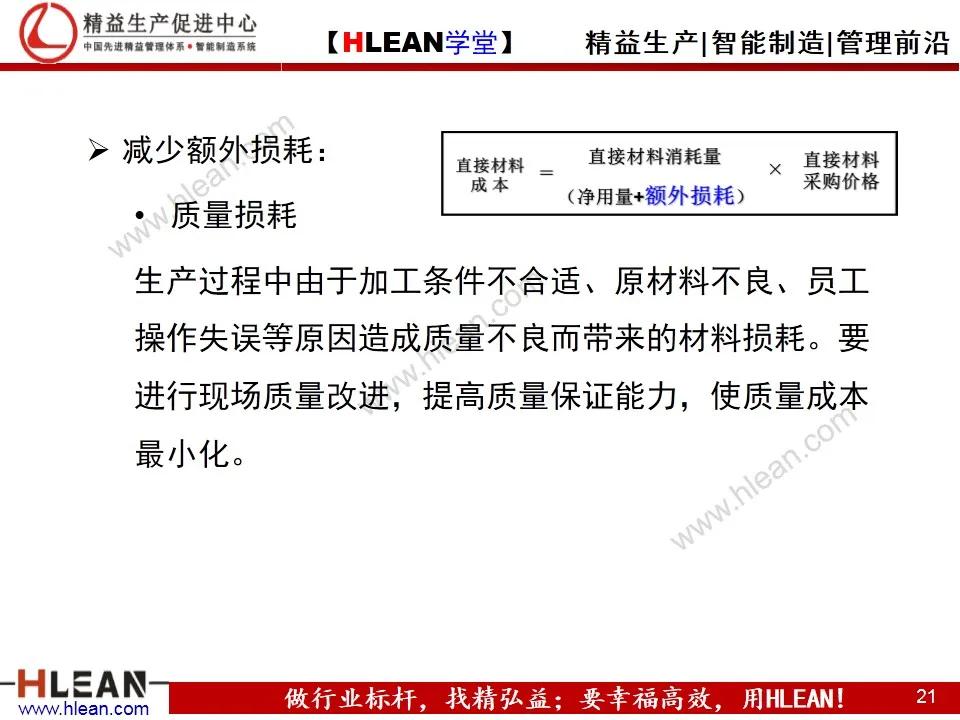 「精益学堂」制造企业成本管控