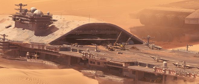 AHX-2050“鲲鹏”级空天母舰概念设想图