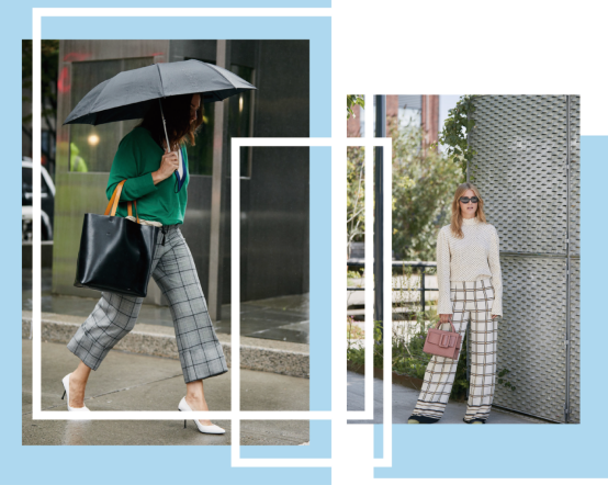 复古风今年强势来袭，款式百搭的格纹裤“卷土重来”，时髦又吸睛